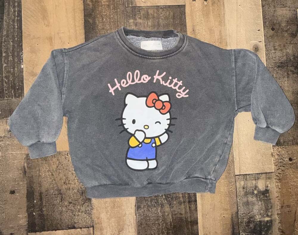 Size 2-3
Zara Hello Kitty Graphic Sweatshirt Gray